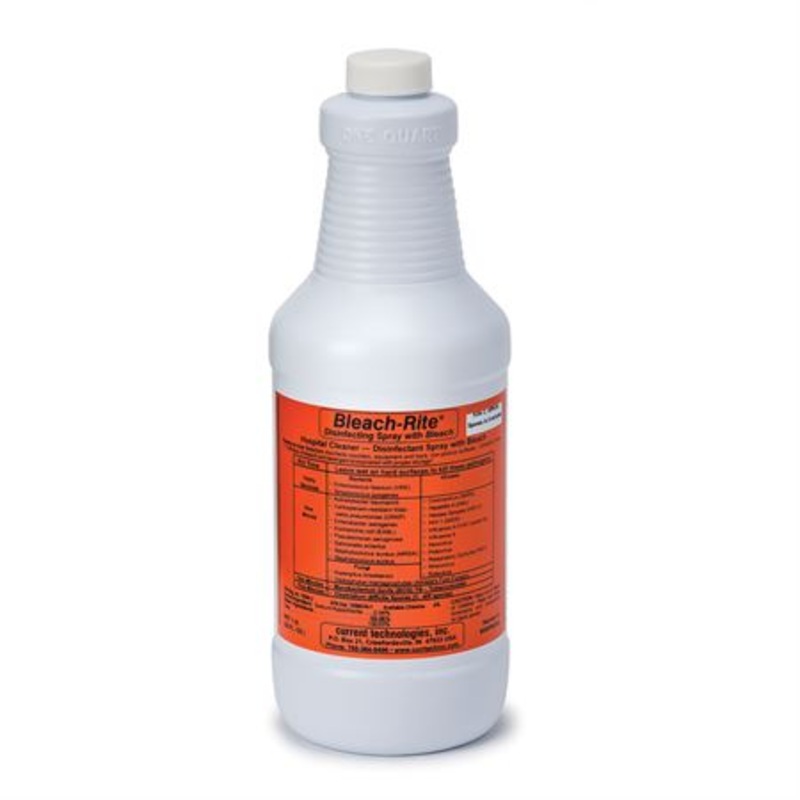 Spray Rite Buffer Bleach-Rite 32oz Bottles with 6 Spray Heads - Total Care Supply Center